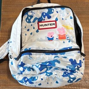 Peppa Pig Blue and White Raindrop Backpack